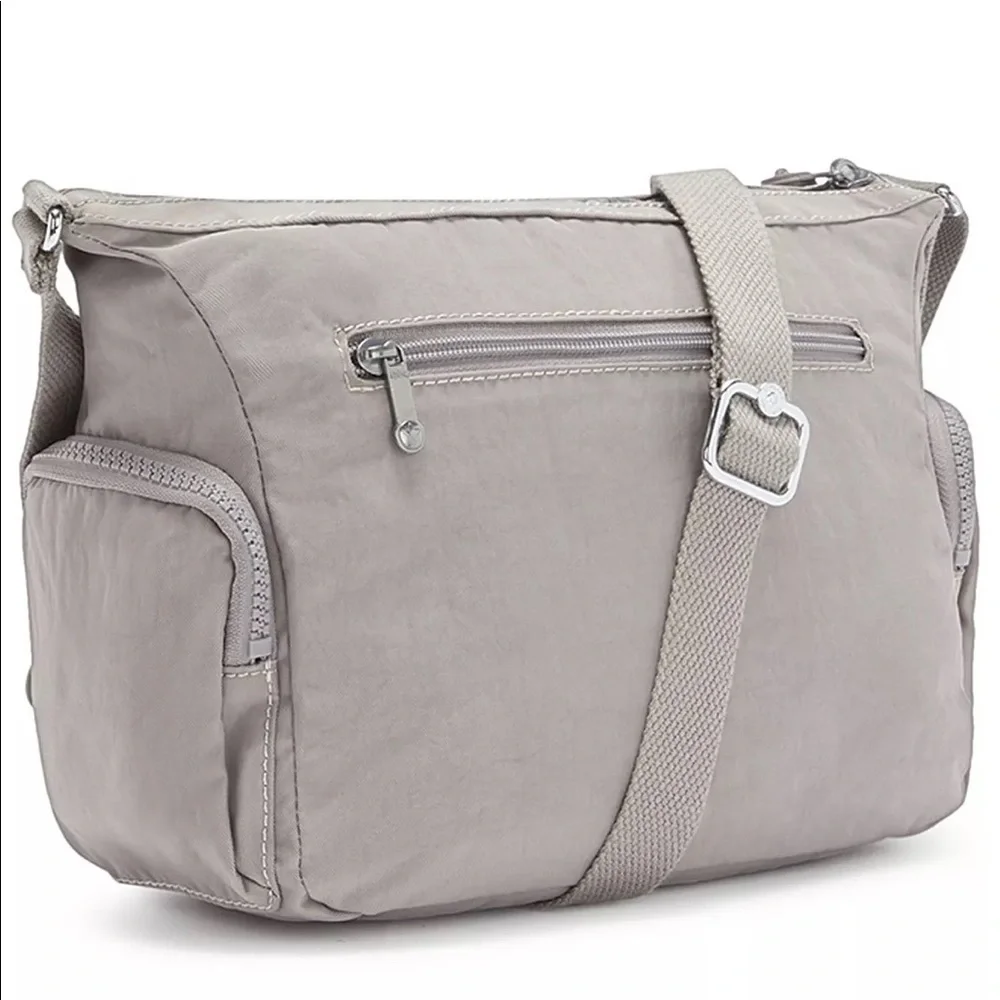 Kipling Women's Gabbie Crossbody Handbag with Adjustable Strap NWT Gray Gris - Picture 5 of 6